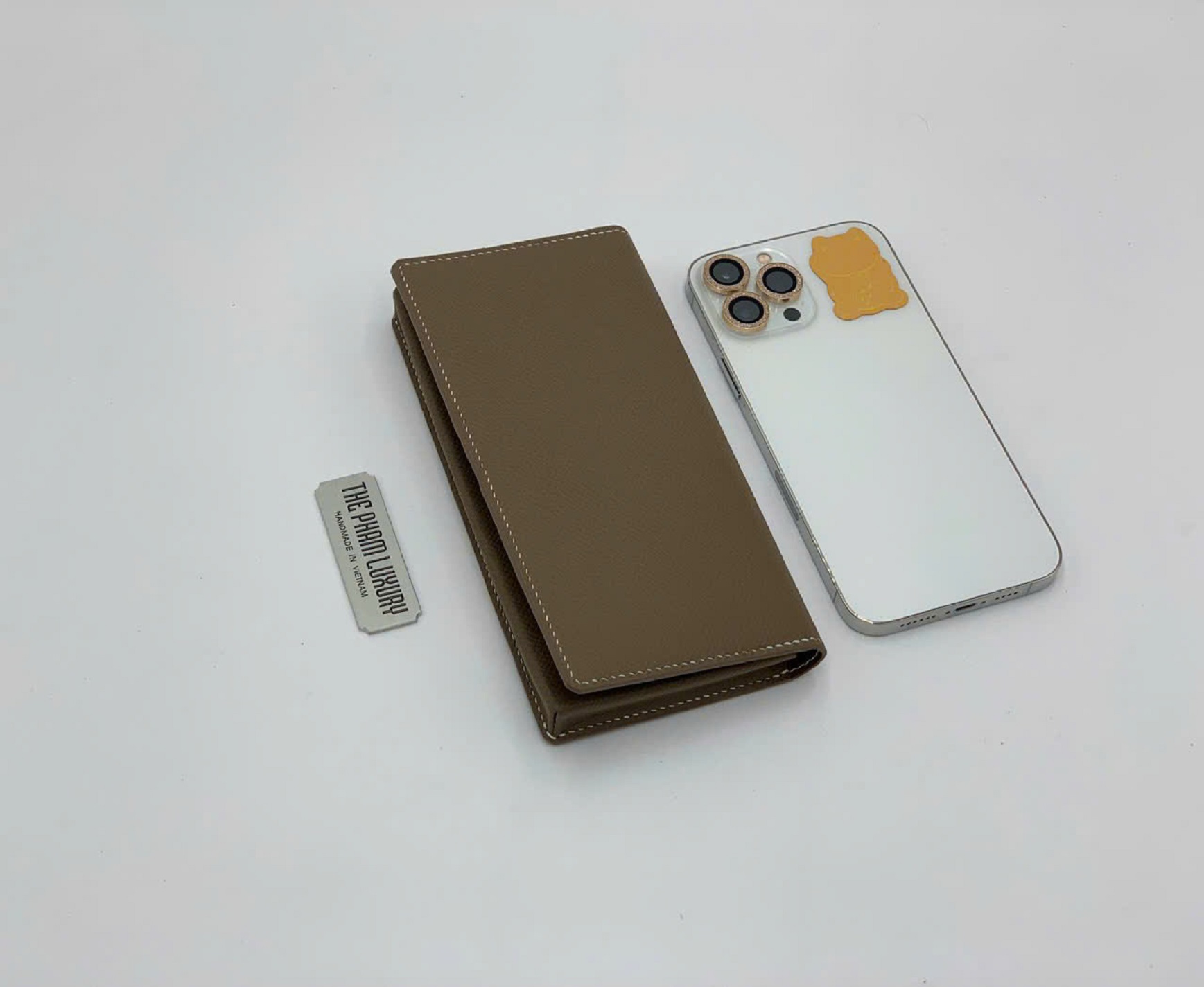 Bao da iPhone Kiêm Ví Thẻ da epsom