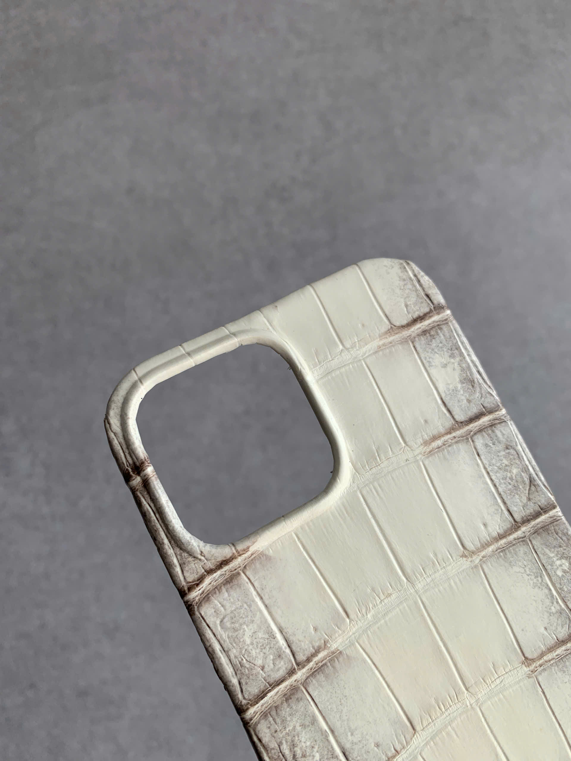 Ốp iPhone da cá sấu bạch tạng Himalayan - Hình ảnh 8