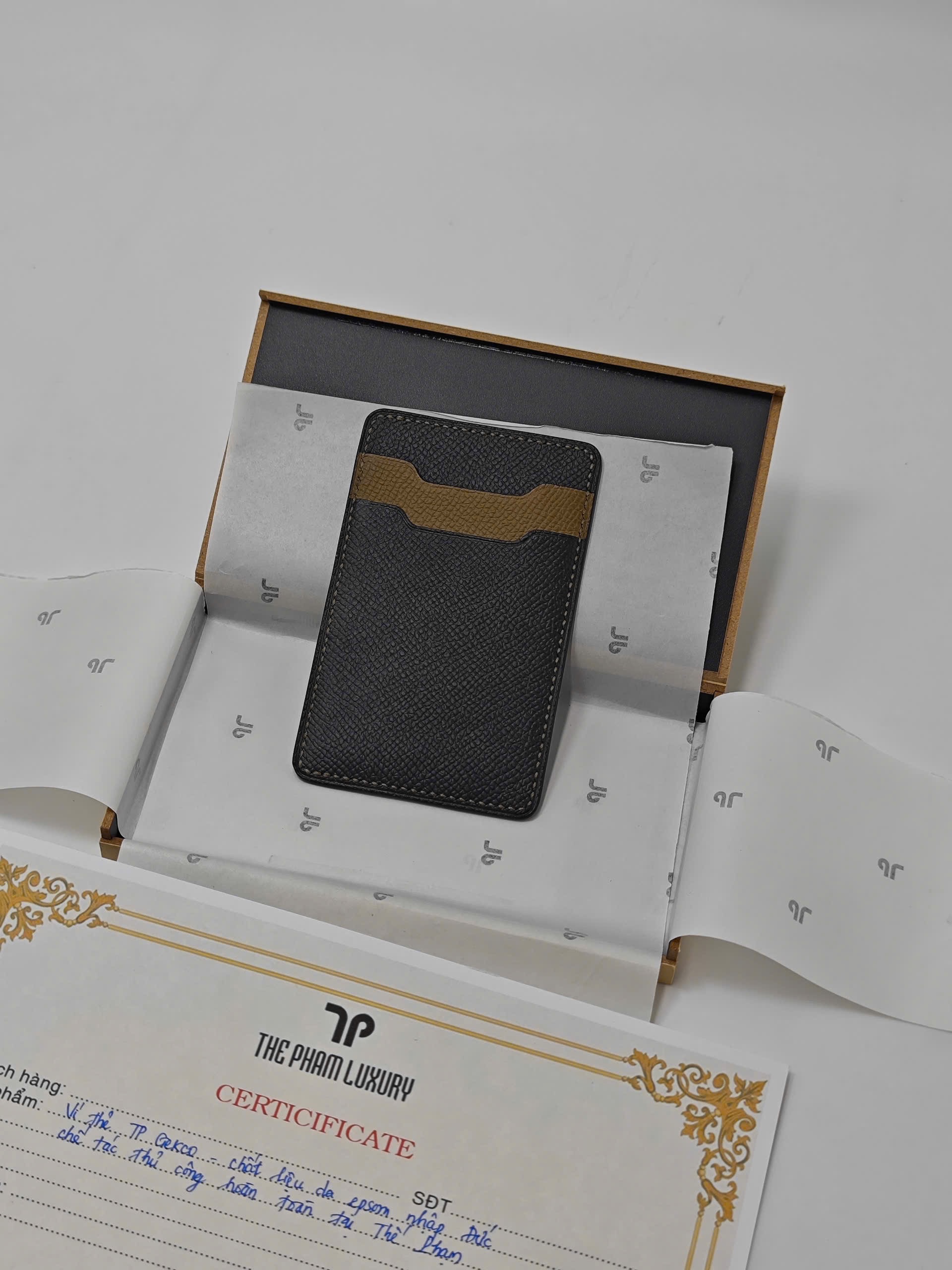TP Slim Epsom – Đen phối Xanh Rêu - Hình ảnh 5