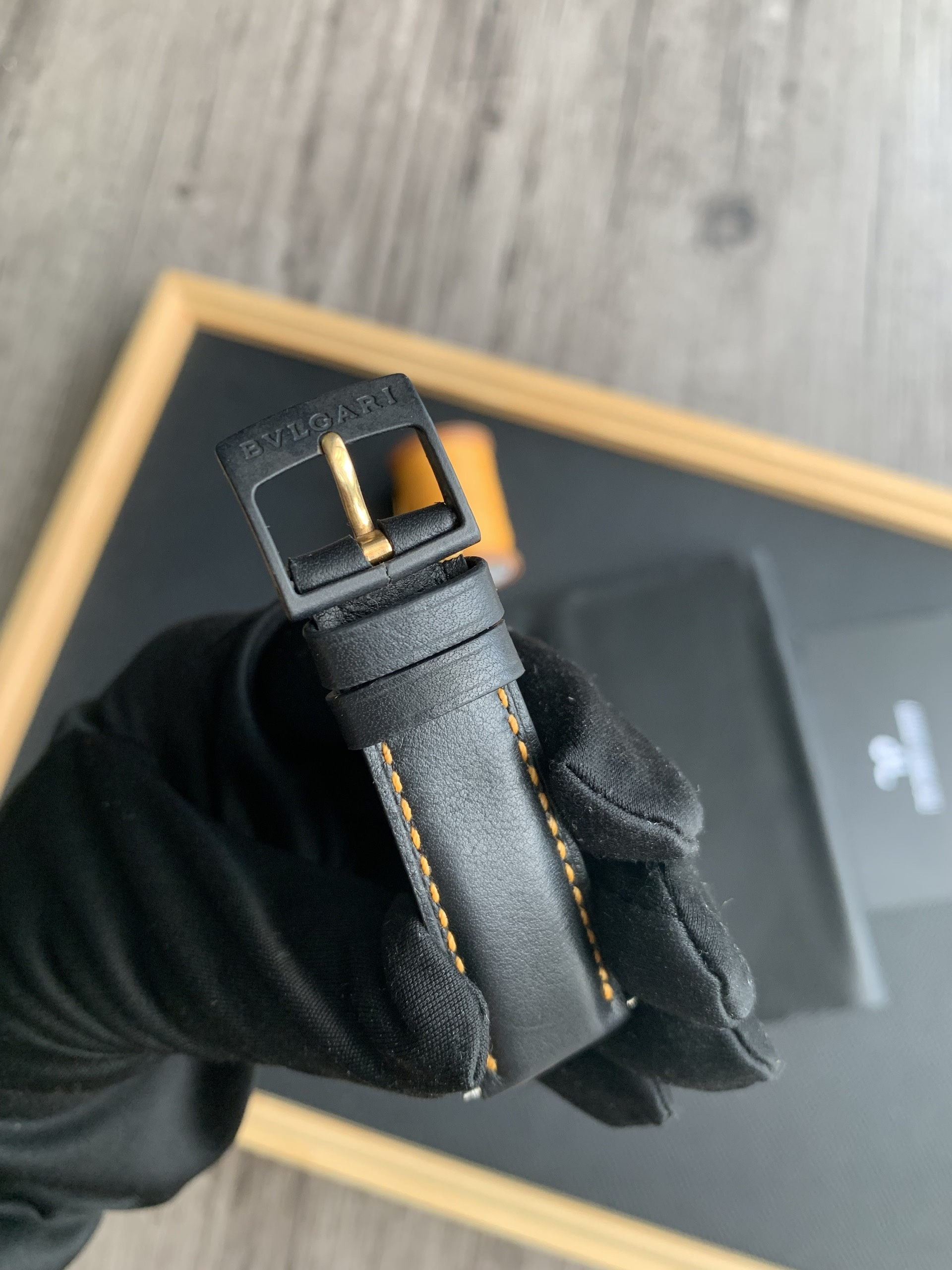 Dây đồng hồ BVLGARI da Swift – Chế tác từ bao da zin Vertu - Hình ảnh 5