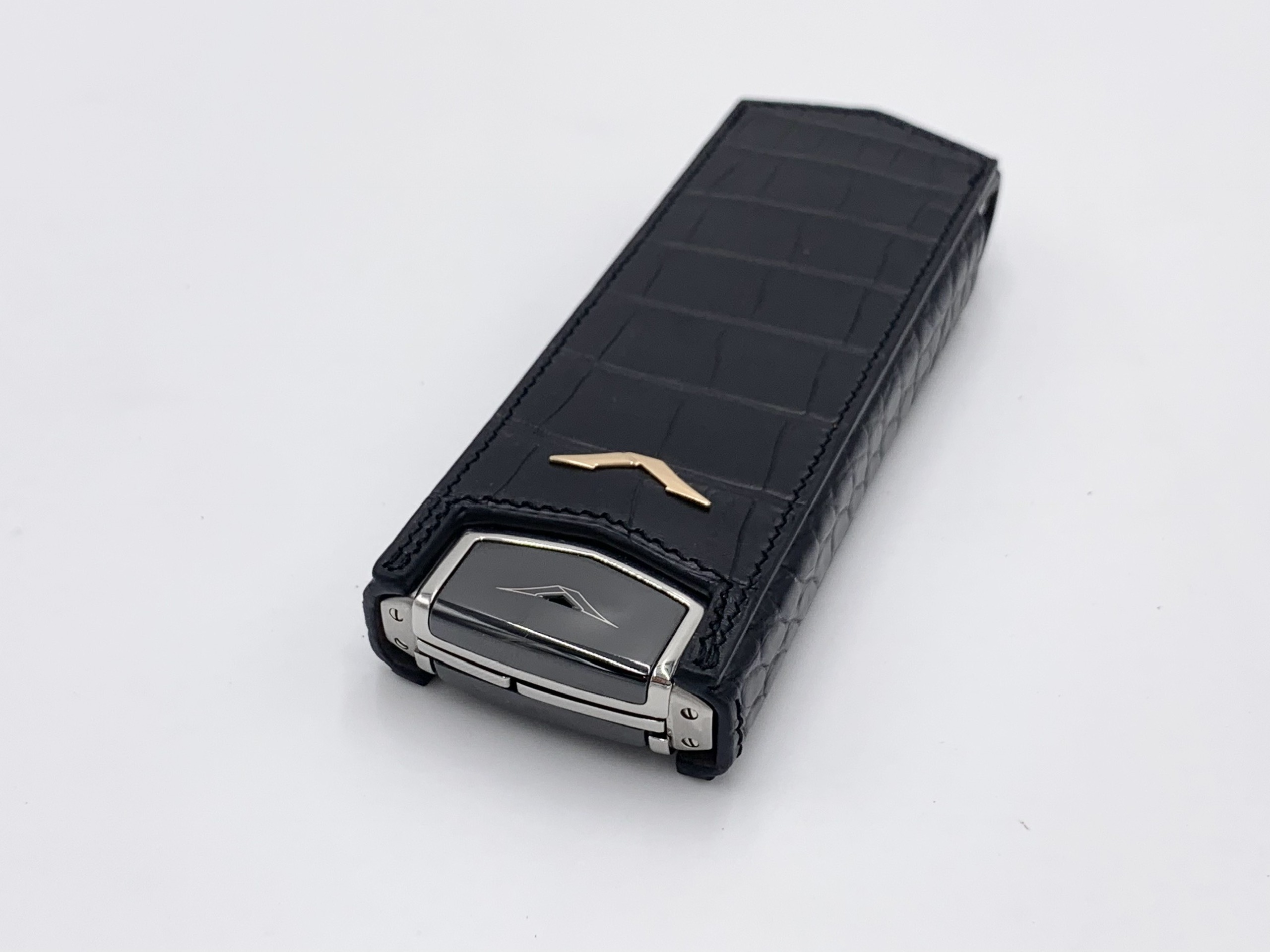 Bao da Vertu Signature S da cá sấu Pháp vân bụng - Hình ảnh 4