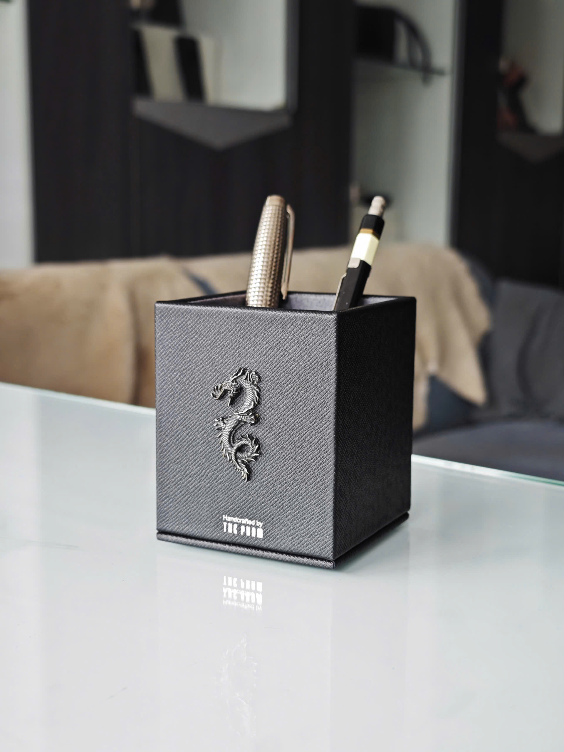 TP Pen Box Signature – Hộp đựng bút da cao cấp