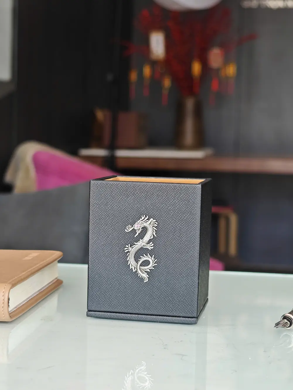 TP Pen Box Signature Enjoy Work - Hộp đựng bút da cao cấp - Hình ảnh 8