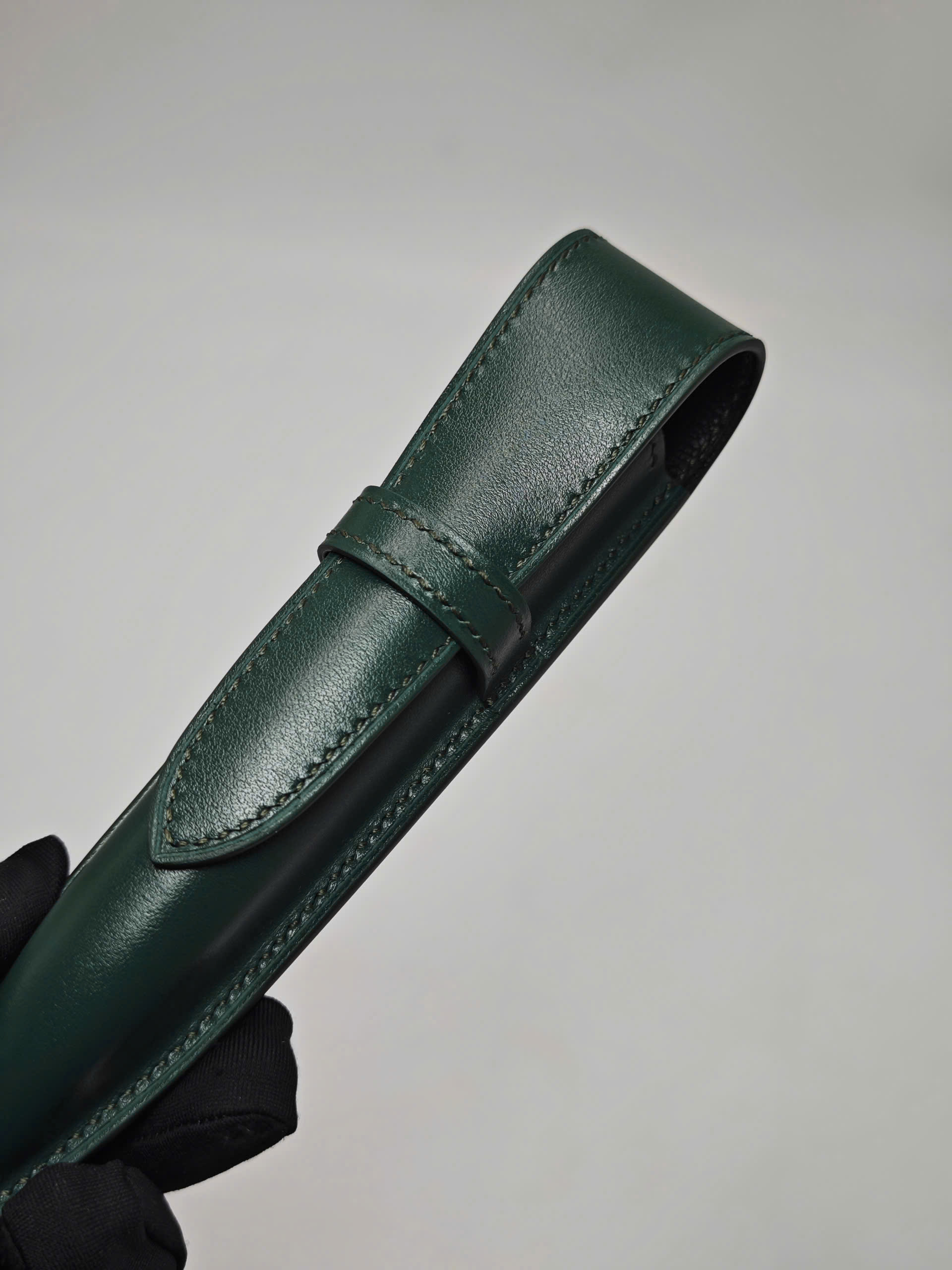 TP Sterling Pen Case Emerald – Bao da bút thủ công - Hình ảnh 2