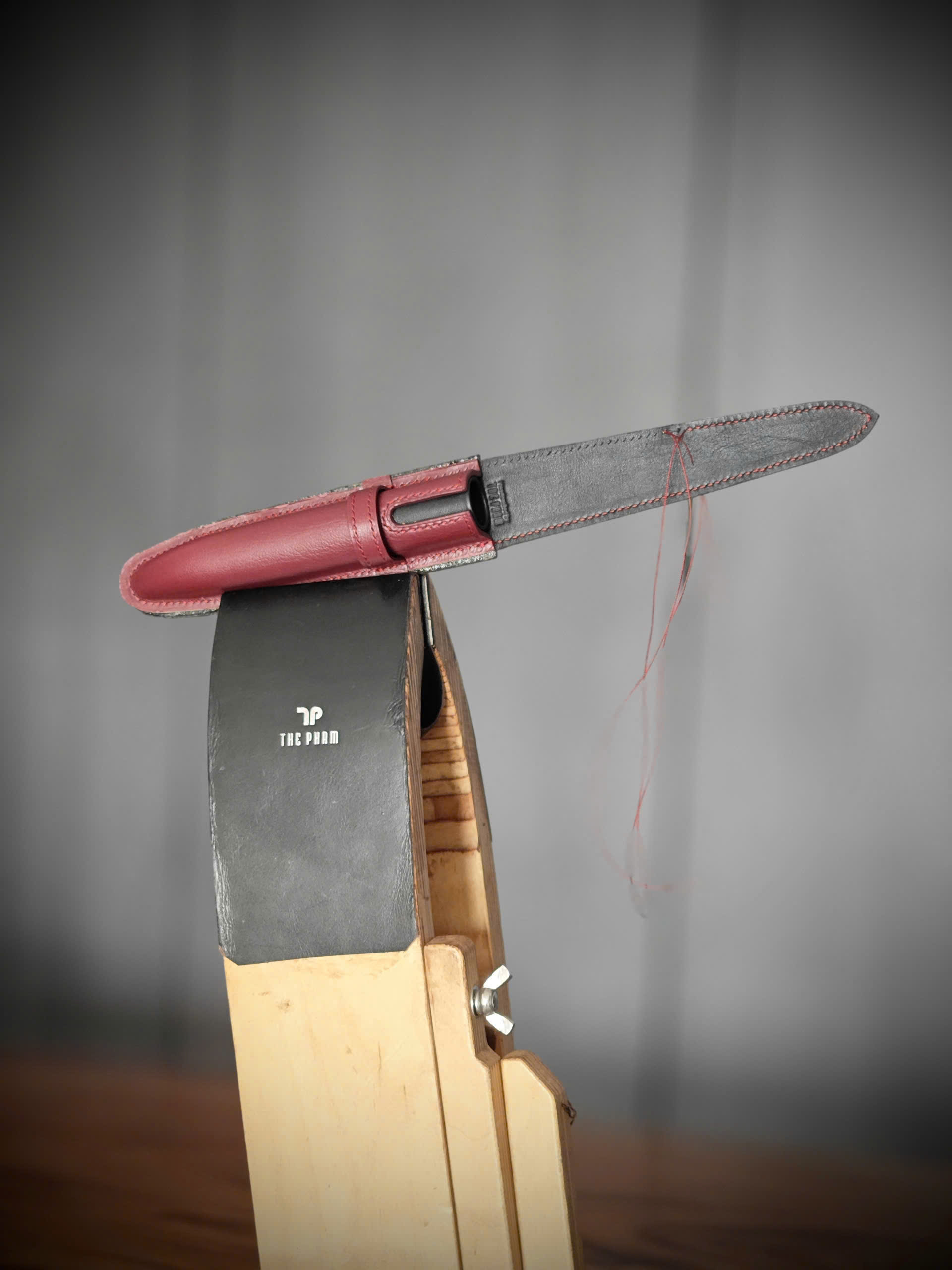 TP Sterling Pen Case Burgundy - Bao da bút thủ công - Hình ảnh 9