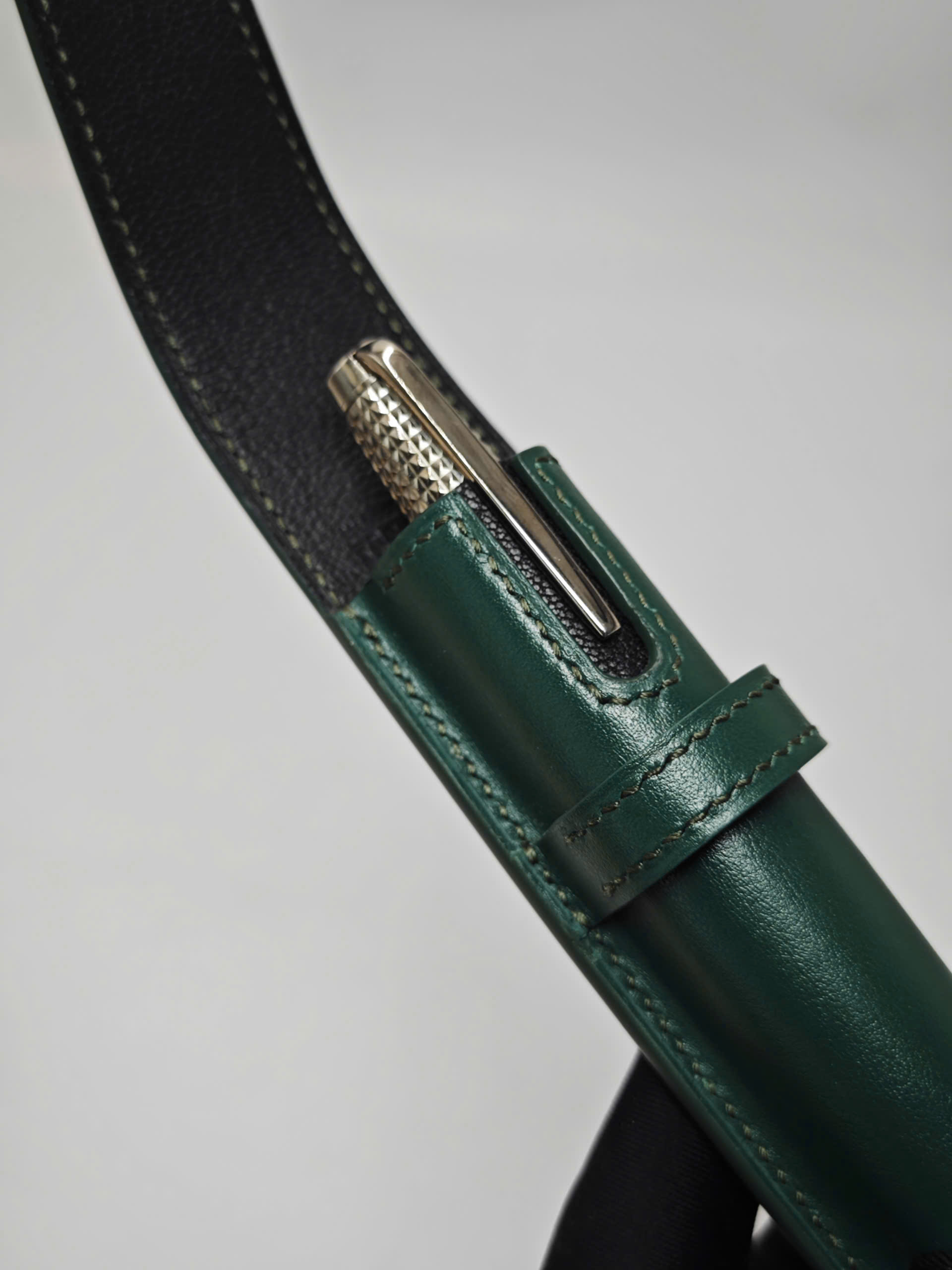 TP Sterling Pen Case Emerald – Bao da bút thủ công - Hình ảnh 5